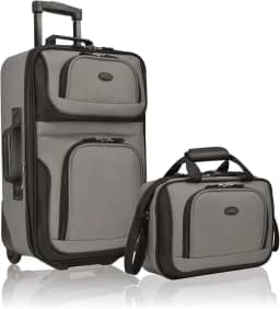Rio Fashion – Conjunto de malas de viagem com rodas, tecido resistente e macio