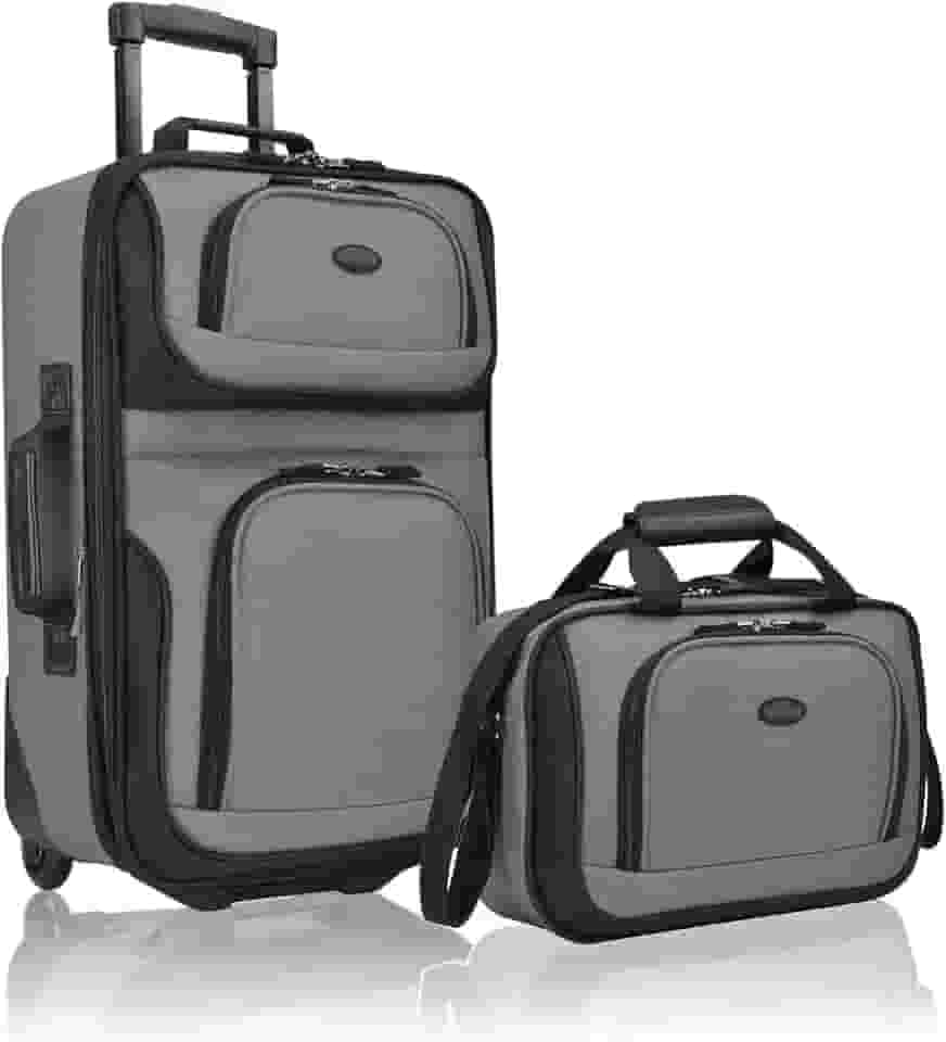 Rio Fashion – Conjunto de malas de viagem com rodas, tecido resistente e macio