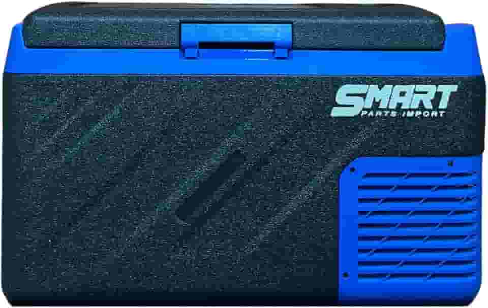 Geladeira Portátil Smart 40 Litros, Quadrivolt, Preta e Azul