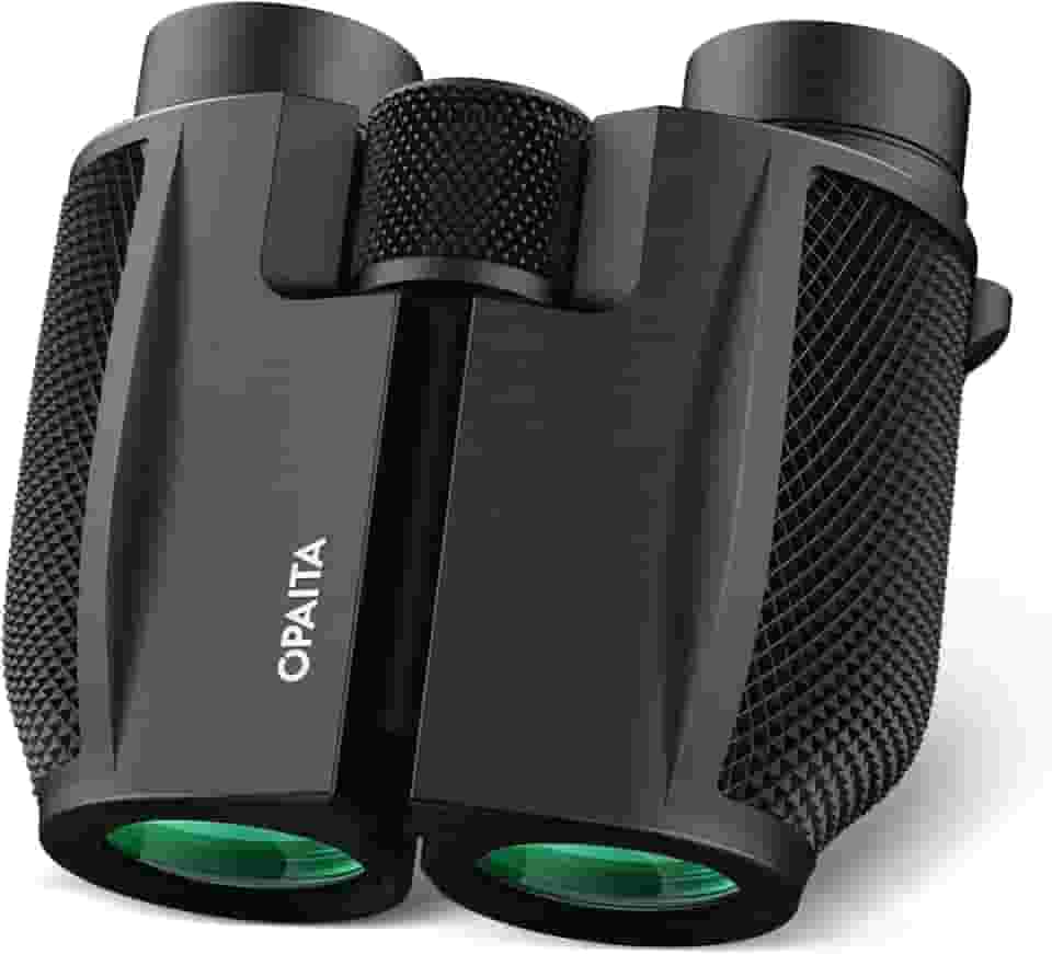 Binóculos compactos de 12 x 25 para adultos - Binóculos leves para crianças - Binóculos com visão clara para observação de pássaros, viagens, observação da vida selvagem e atividades ao ar