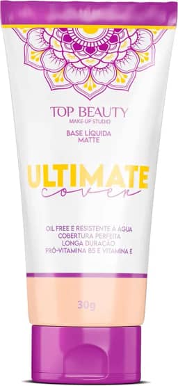 Top Beauty Base Liquida Top Beauty Ultimate Cover Cor 01