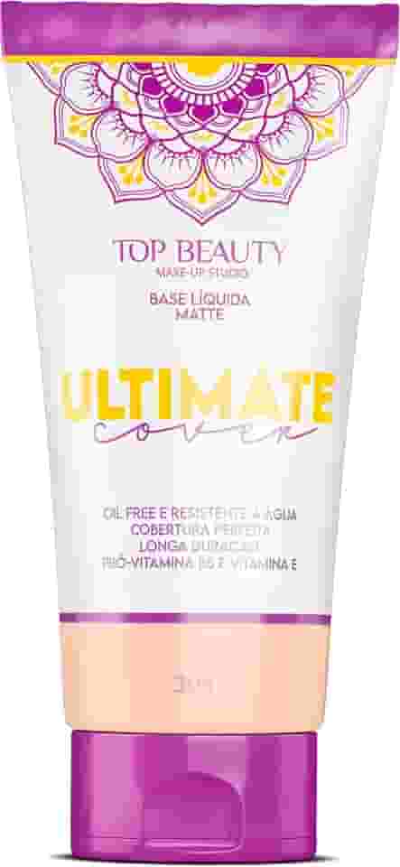 Top Beauty Base Liquida Top Beauty Ultimate Cover Cor 01