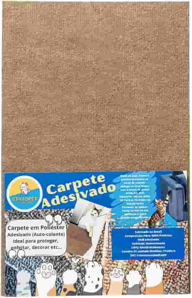 Arranhador Adesivo para Gatos - Protetor para Sofá, Cama e Móveis - Carpete Premium - Evite Arranhões e Mantenha Seu Pet Feliz (Bege, 1 Unidade)