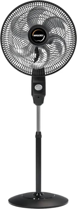 Ventilador de Coluna Mallory Éolo 126W, Silencioso, Hélice de 6 pás, Grade Especial em Sistema TS, Máxima Vazão e Mínimo Ruído – PR-GF- 127V