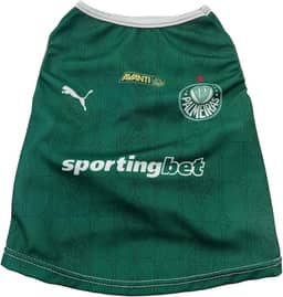 Roupa Pet Cachorro Gato Time Futebol Estampa PAL004 (GG, Personalizada)