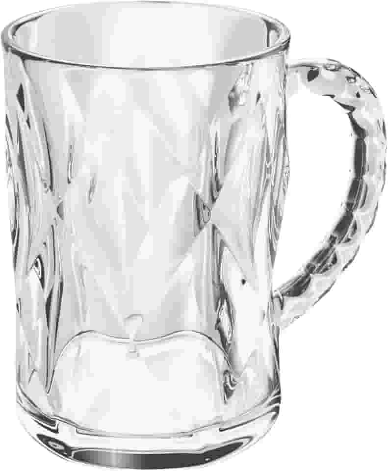 LYOR - Caneca para Cappuccino de Vidro Diamond 170ml