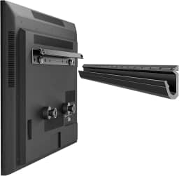 Suporte de parede de TV sem parafusos para drywall, sem gancho para 30 – 130 cm, suporte de TV sem broca, VESA Max 400 x 400, até 45 kg, perfil baixo, inclinação de 5°, sem danos, fácil instalação