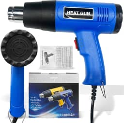 Soprador Termico 110V, Pistola de Ar Quente Profissional, 2000W, Mão Ar Ferramenta Soprador Térmico, Temperatura até 650°C