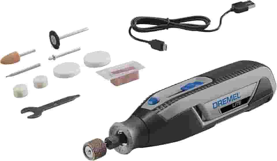 Dremel Lite micro retífica a bateria com 10 acessórios