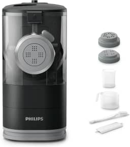 Philips HR2371/05 - Máquina de fazer massa e massa (3 pratos intercambiáveis), cor preta