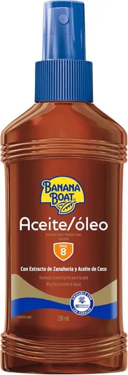 Óleo Bronzeador Banana Boat FPS 8, 236ml