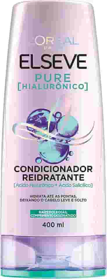 Elseve Haircare Condicionador L'Oréal Paris Elseve Pure Hialurônico 400Ml