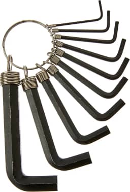 Sparta Jogo De Chave Allen Curta 1 5-10 Mm Crv 10 Pçs Oxidado Preto Com Argola//Sparta