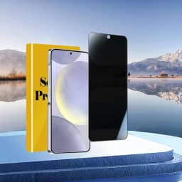 1 pacote para protetor de tela de privacidade para Galaxy S24 Plus, película de vidro temperado antiespião, dureza 9H, compatível com capas