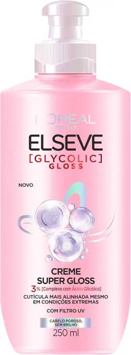 Creme para Pentear Super Gloss L'Oréal Paris Elseve Glycolic Gloss 250ML