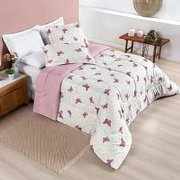 Edredom Avulso Casal, Micropercal 400 Fios, Estampa Diversa, 220x200cm, Antibacteriano, Sortido
