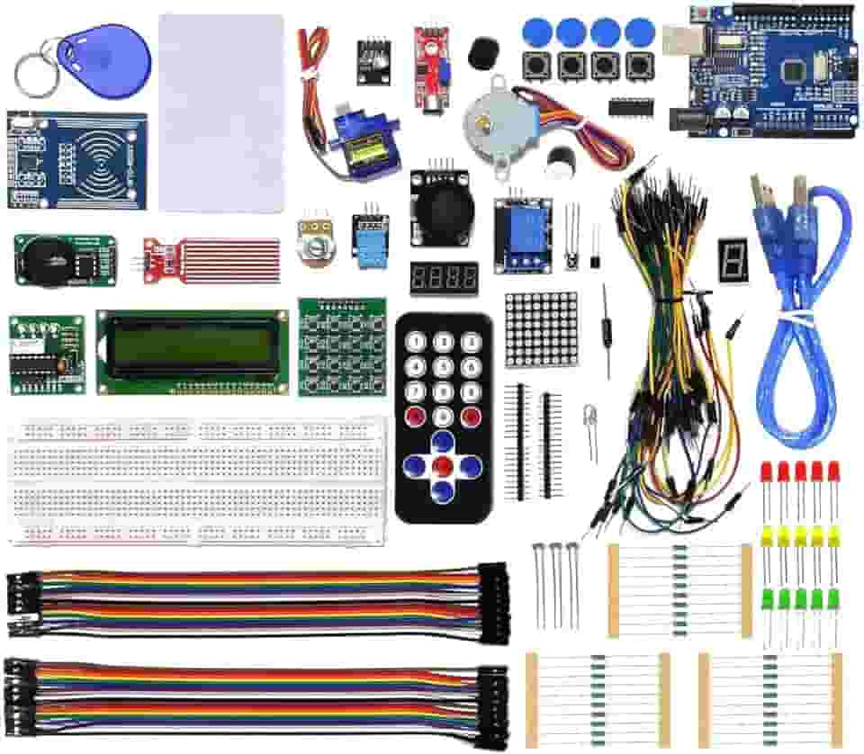 Mega Kit Robótica Para Arduino Uno e + 200 pcs com Tutorial