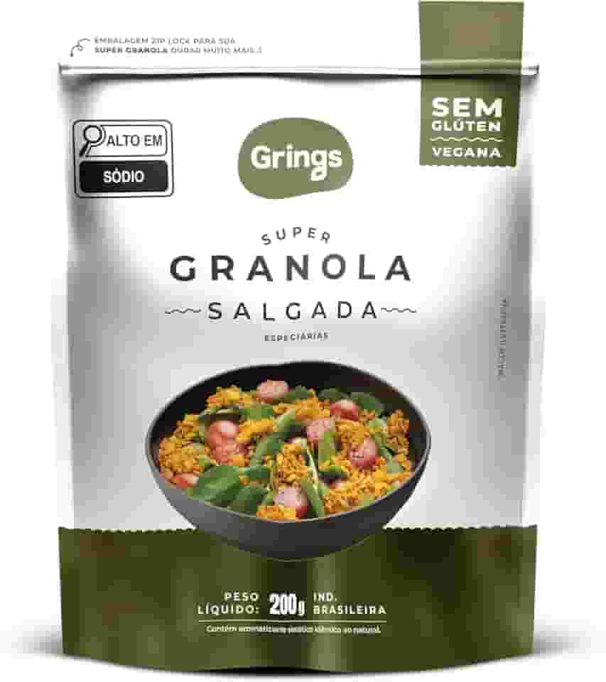 Grings Granola Salgada Especiarias 200G Grings