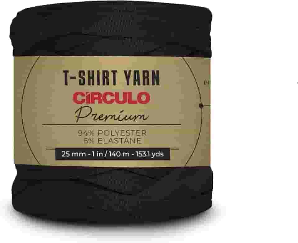 Fio de Malha Premium Circulo- Cores Básicas (8990-Preto)