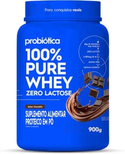 100% Pure Whey Zero Lactose (900G) - Chocolate, Probiótica