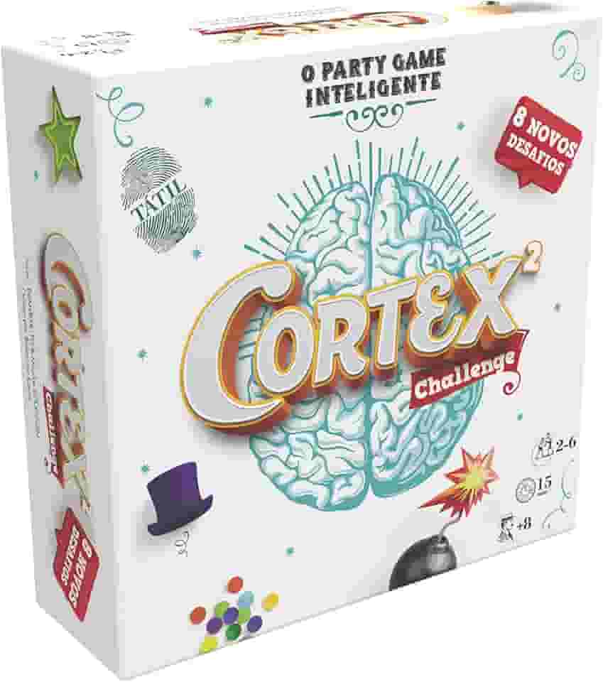 Galápagos, Cortex: Challenge 2, Jogo de Tabuleiro e Desafios para Amigos, 2 a 6 jogadores, 15 min