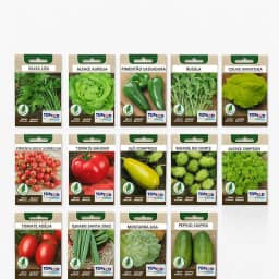 kit 14 Sementes de Hortas Variadas Legumes Verduras Pimenta Vegetais Hortaliças Orgânica