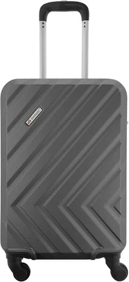 Mala de Bordo 10kg ABS 4 Rodas 360 Cadeado Gladiador Essential D2MB (Grafite)