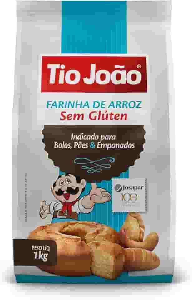 Tio João Farinha De Arroz Sem Glúten E Sem Lactose - 1Kg