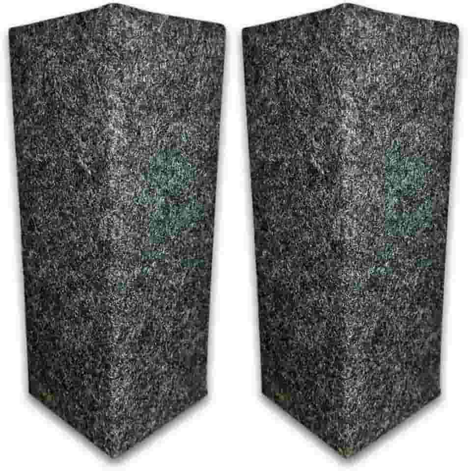 2 Arranhador Canto De Sofá Parede Para Gatos Carpete Cinza Protetor Cat