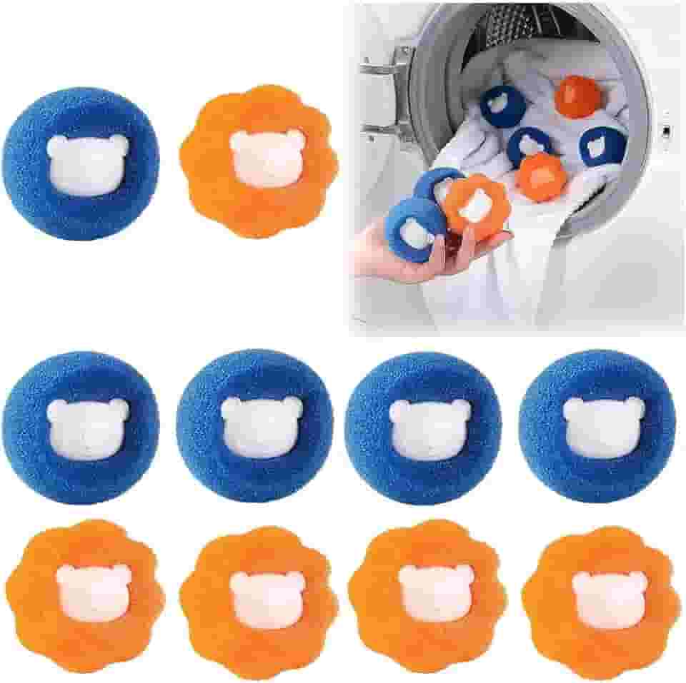 Removedor de pelos de animais de estimação embalado em caixa para lavanderia, coletor de pelos de animais de estimação, máquina de lavar, bolas para secar roupas, removedor de pelos de cães, gatos,