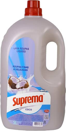 Suprema Lava Roupas Coco 5L - Nova embalagem (Pode variar)