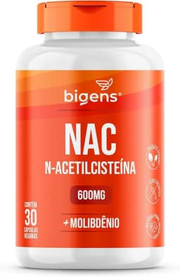 NAC N-acetilcisteína 600mg, 30 cápsulas veganas, Biogens