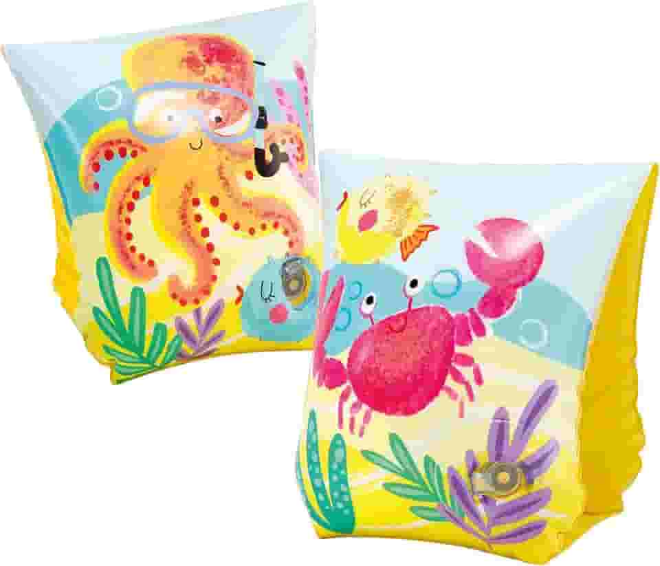 Intex, Bóia de braços infantil com peixinhos, modelo 58652