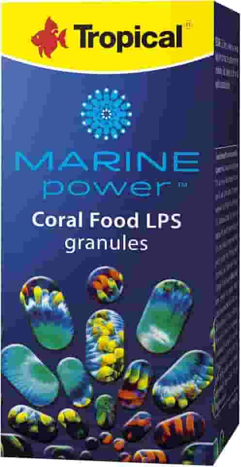 MARINE POWER CORAL FOOD LPS GRANULAT - alimento com algas e crustáceos para corais e peixes pequenos - Pote 70g