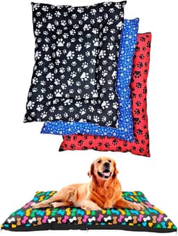 Cama Pet Tamanho G - 70 x 58 cm - Colchonete Macio Para Cachorro ou Gato Caminha Pet Lavável com Ziper