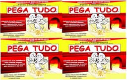 Kit com 4 Ratoeira Adesivas para Ratos e Camundongos, Uso Residencial e Comercial