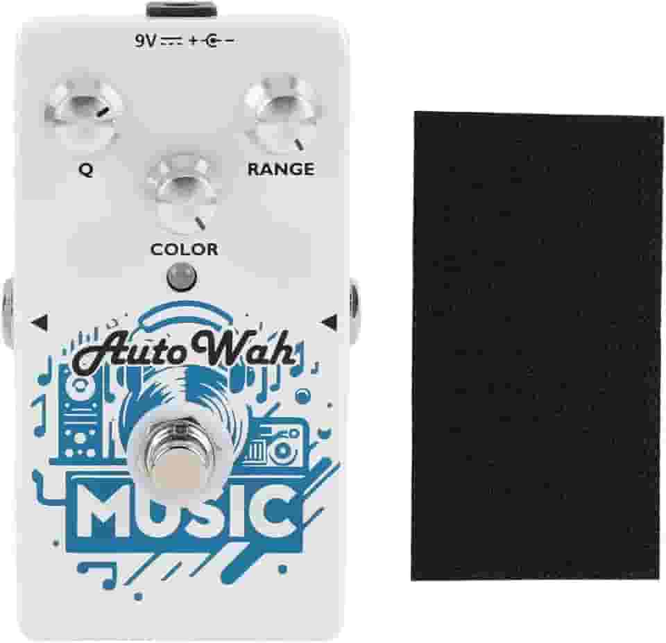 TARSHYRY Mini Auto Wah Guitar Pedal Guitar Efeitos Pedal 70S Design Clássico Com Controle de Gravação de Loop Controle de 3 Knob para Desempenho Divertido No Palco