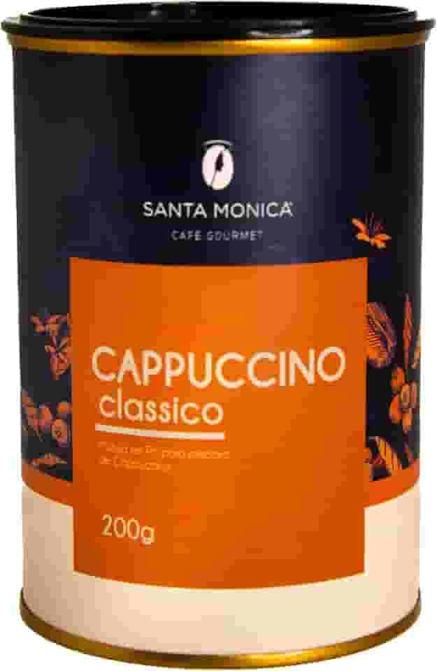 Cappuccino em pó Santa Mônica - Lata 200g