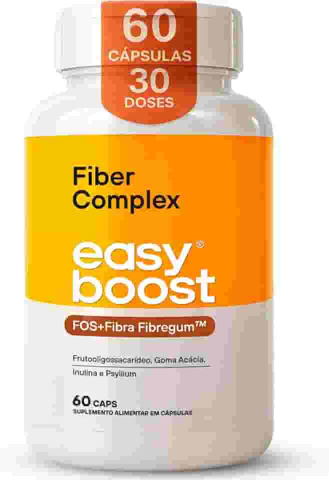 Fiber Complex Easy Boost Fibra Fibregum Psyllium Fos 60 Caps