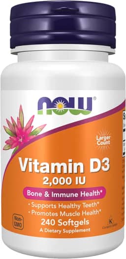 Vitamina Now D3 2.000Iu 240Softgels Now Foods Made In Usa