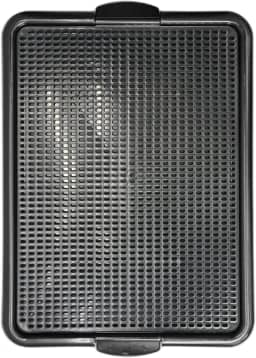 Sanitário Pet Para Cachorro Com Bandeja de Xixi Higiênico (Preto, Médio)