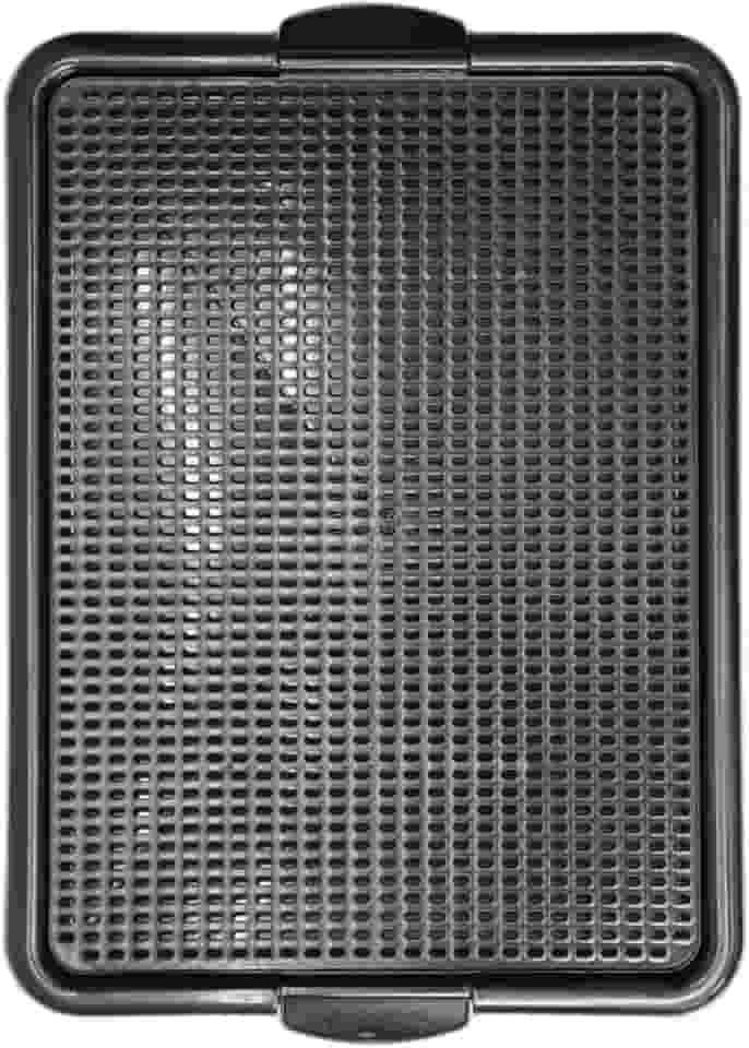 Sanitário Pet Para Cachorro Com Bandeja de Xixi Higiênico (Preto, Médio)