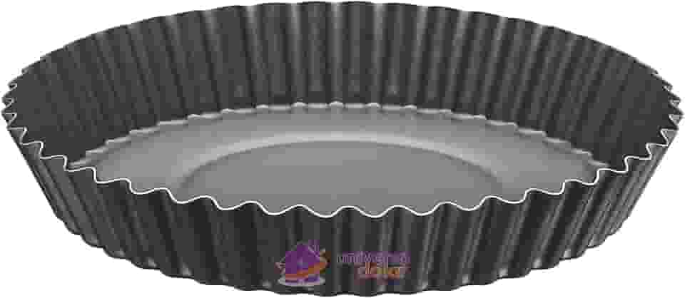 Tramontina 20056024 Forma para Torta e Bolo de Alumínio com Revestimento Interno Antiaderente, Grafite, 24 cm