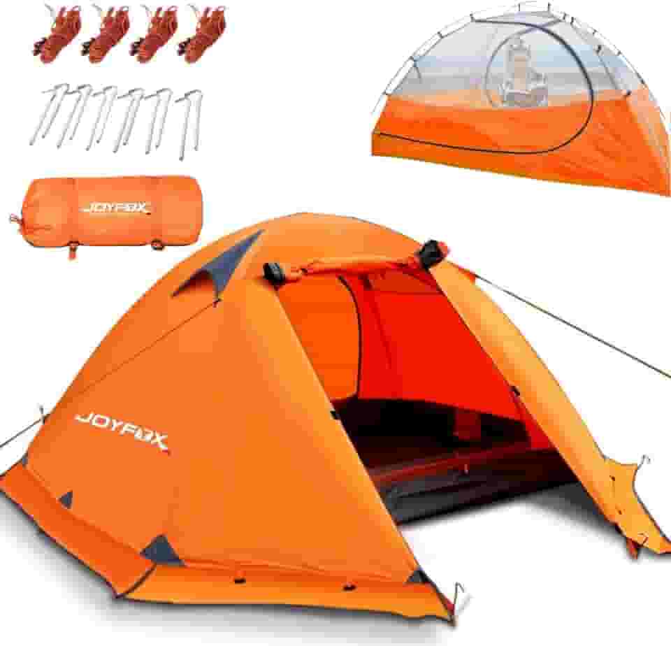 JOYFOX Barraca de Camping 3 Pessoas RAINFLY Alumínio Ultralight Upf 50 Coluna D'água de 3000mm