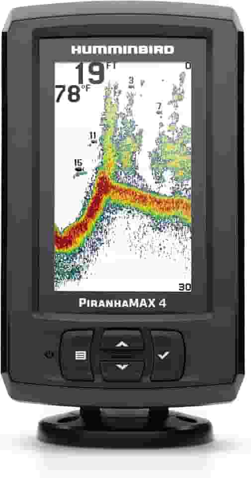 Humminbird 410150-1 PIRANHAMAX 4 localizador de peixes, preto