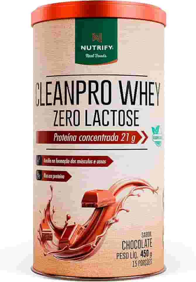 NT CLEANPRO WHEY ZERO LACTOSE SABOR CHOCOLATE 450G