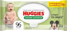 Lenços Umedecidos Huggies Max Clean - 96 lenços