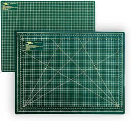 Base de Corte Tapete Emborrachado Grande A1 90x60 Dupla Face Para Artesanato Patchwork Scrapbook (Placa de Corte Verde)
