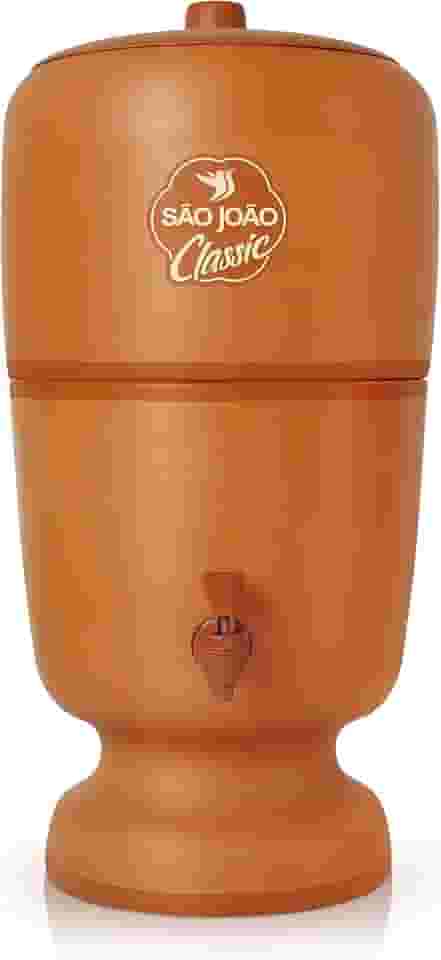 Filtro de Água Classic São João 2 Velas Tripla Ação 8 Litros e Boia