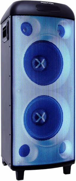 Caixa de Som Amplificada Polyvox Torre XT-990 TWS Bluetooth Full Led 2000W